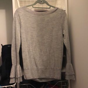 Jcrew Gray long sleeve cashmere shirt